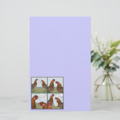 Rooster Bait Briefpapier (Stehend Vorderseite)