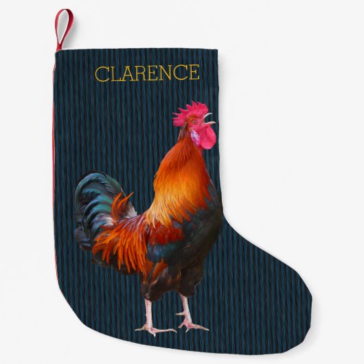 Rooster Bauer Weihnachts-Strumpf mit Namen Kleiner Weihnachtsstrumpf (Vorderseite)