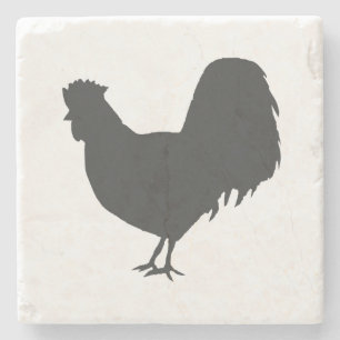 Rooster Bauernhof Marbella Stone Untersetzer