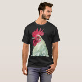 Rooster Bird Ornithology T-Shirt (Vorne ganz)