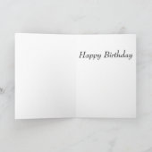 Rooster Birthday Card Karte (Innenseite)