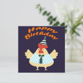 Rooster Birthday Karte (Stehend Vorderseite)