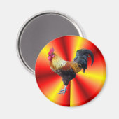 Rooster-Blitz Magnet (Vorderseite/Rückseite)