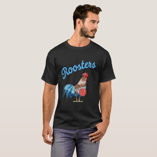 Rooster-Bowling T-Shirt (Vorne ganz)