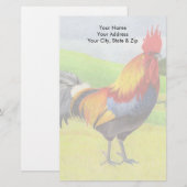 Rooster Briefpapier (Vorne/Hinten)