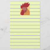 Rooster Briefpapier (Vorderseite)