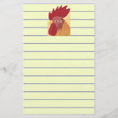 Rooster Briefpapier (Rückseite)