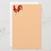 Rooster Briefpapier (Vorne/Hinten)