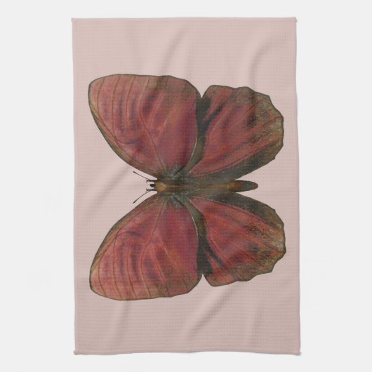 Rooster Butterfly Geschirrtuch (Vertikal)