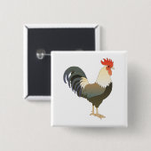 Rooster Button (Vorne & Hinten)