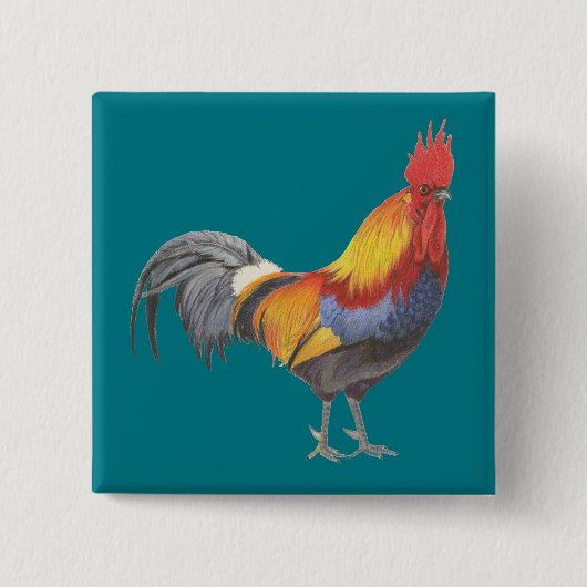 Rooster Button (Vorderseite)