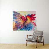 Rooster Chicken Animal Discovery Abenteuer Natur Wandteppich (Beispiel (Horizontal))