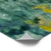 Rooster Chicken Art Poster (Ecke)