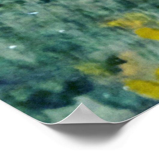 Rooster Chicken Art Poster (Ecke)