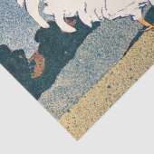 Rooster Chicken Farmhouse Postale Französisch Seidenpapier (Detail)