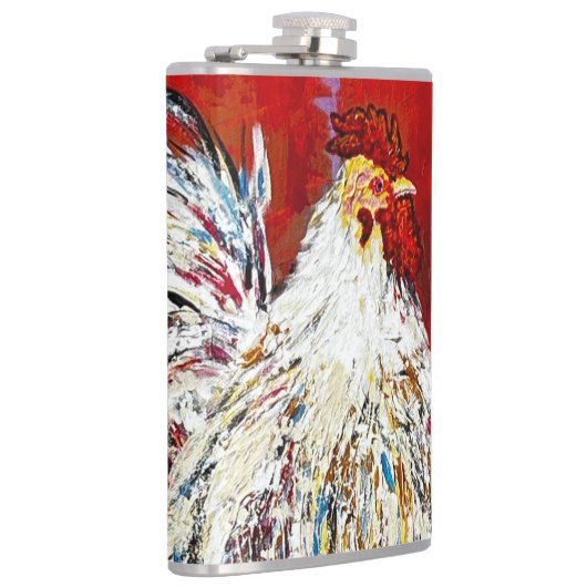 Rooster Chicken Flask Flachmann (Rechts)