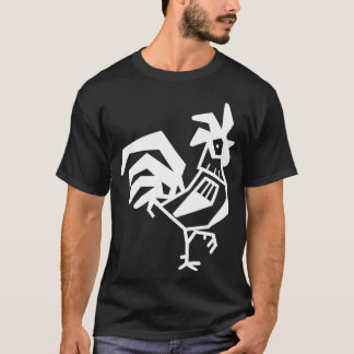 Rooster Chickens Bird Retro T-Shirt