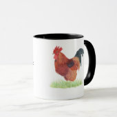 Rooster Classic Tasse, 11 oz Kaffee Tasse (VorderseiteRechts)