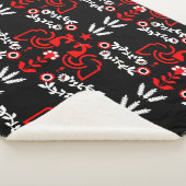 Rooster Cockerel Skandinavien Folklorekunst Sherpadecke (3/4)