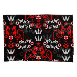 Rooster Cockerel Skandinavier Folklorekunst Kissenbezug