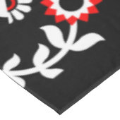 Rooster Cockerel Skandinavier Folklorekunst Tischdecke (Schrägansicht)