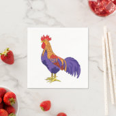 Rooster Cocktail Napkins Serviette (Beispiel)
