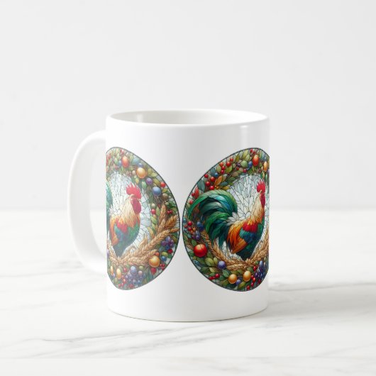 Rooster Coffee Tasse (Vorderseite Links)