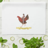 Rooster Cogburn auf einem Rooster Geschirrtuch (Gefaltet)