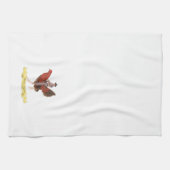 Rooster Cogburn auf einem Rooster Geschirrtuch (Horizontal)