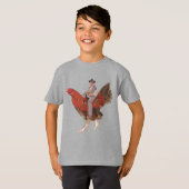 Rooster Cogburn auf einem Rooster-T - Shirt (Vorne ganz)