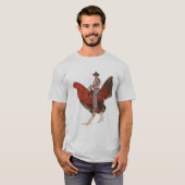 Rooster Cogburn auf einem Rooster T-Shirt (Vorne ganz)