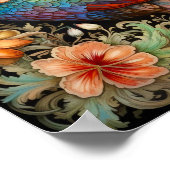 Rooster Colorado Art Print Poster (Ecke)