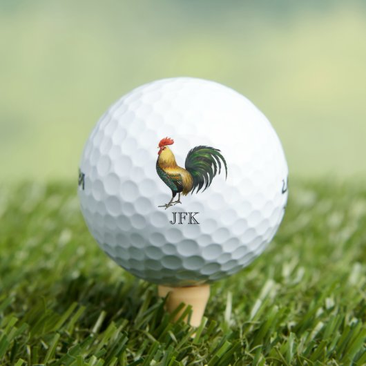 Rooster Country Classic personalisiert Golfball (Insitu T-Shirt)