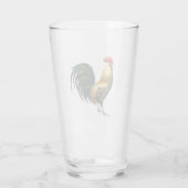Rooster Country Klassiker mit traditionellem Vogel Glas (Rückseite)