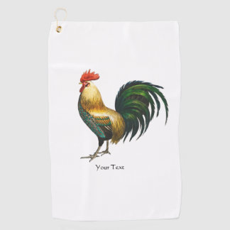 Rooster Country Klassiker mit traditionellem Vogel Golfhandtuch