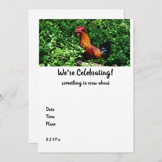 Rooster Crowing (Vorne/Hinten)