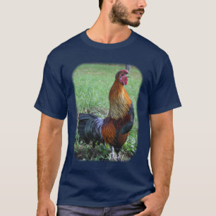 Rooster Crowing Farm Animal  T-Shirt