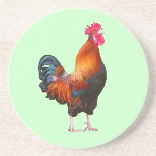 Rooster Crowing Untersetzer