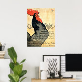 Rooster Crowing von Théophile Alexandre Steinlen Poster (Heimbüro)