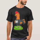 Rooster-Cup-Kaffee T-Shirt (Vorderseite)