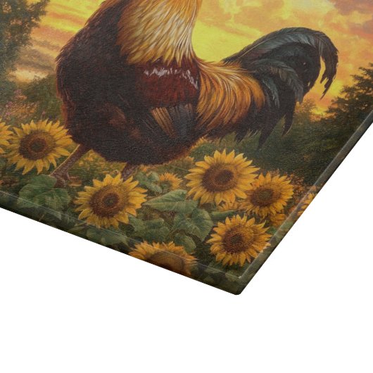 Rooster Cutting Board Schneidebrett (Ecke)
