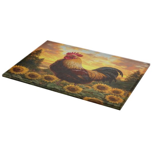 Rooster Cutting Board Schneidebrett (Ecke)