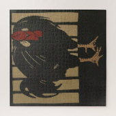 Rooster - Darstellung der quadratischen Tiere Puzzle (Vertikal)