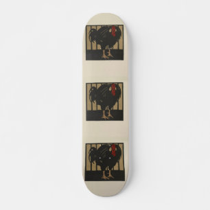 Rooster - Darstellung der quadratischen Tiere Skateboard