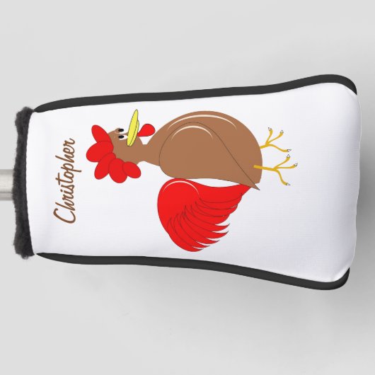 Rooster Design Golf Headcover (Vorderseite)