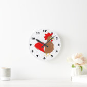 Rooster Design Runde Wanduhr (Zuhause)