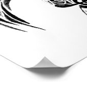 Rooster Doodle Poster (Ecke)