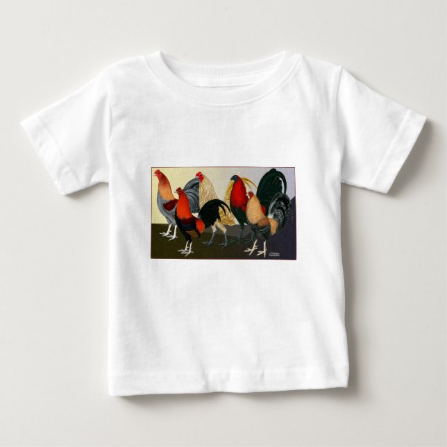 Rooster Dream Team Baby T-shirt (Vorderseite)