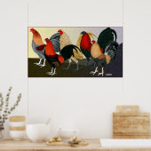 Rooster Dream Team Poster (Küche)