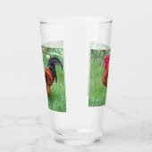 Rooster Drink Glass Collector Glas (Links)